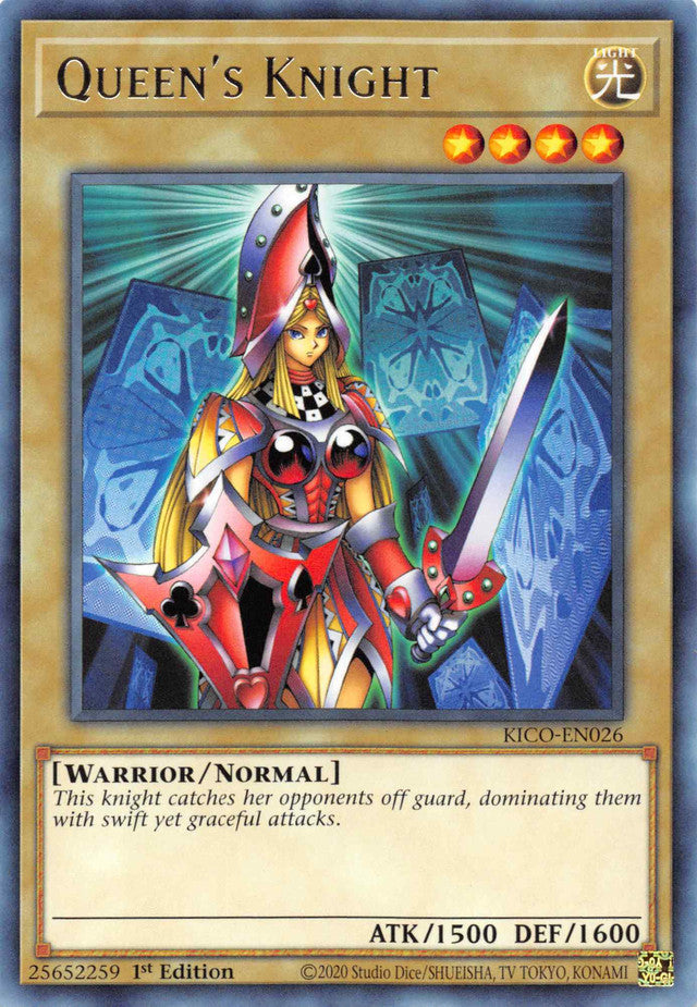 Queen's Knight [KICO-EN026] Rare Yu-Gi-Oh!