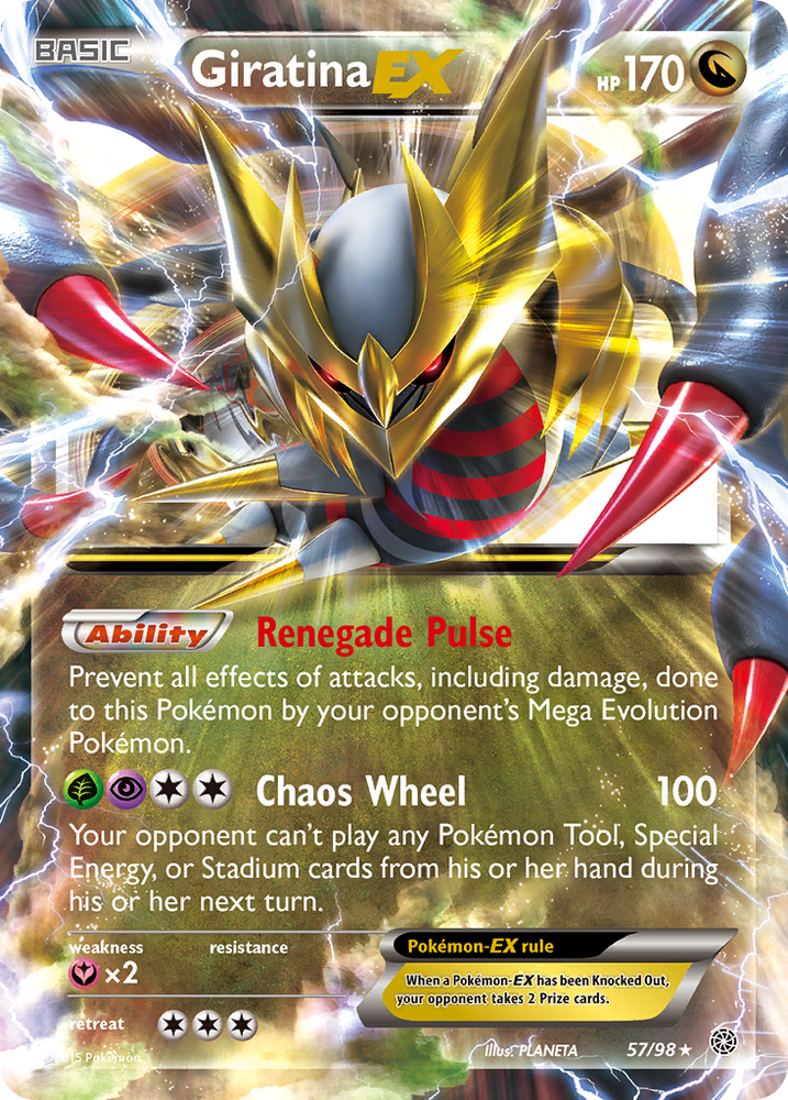 Giratina EX (57/98) [XY: Ancient Origins] Pokémon