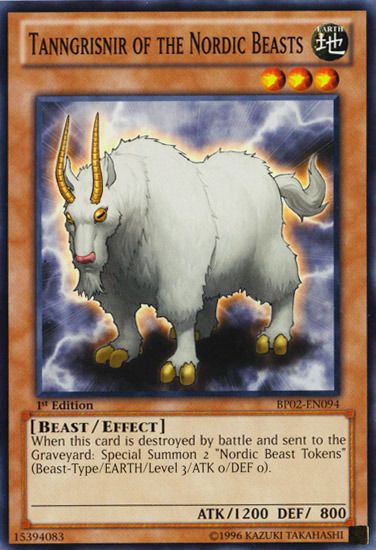Tanngrisnir of the Nordic Beasts [BP02-EN094] Mosaic Rare Yu-Gi-Oh!
