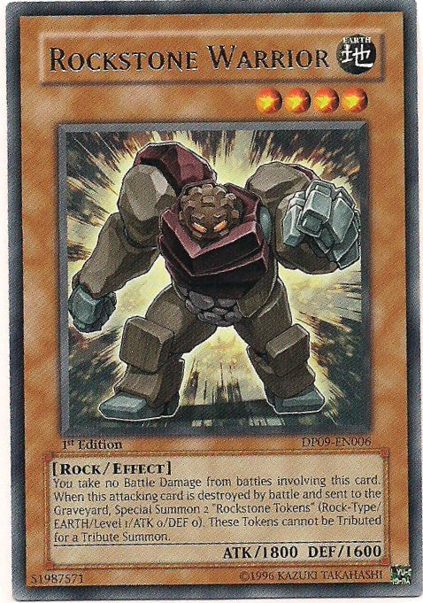 Rockstone Warrior [DP09-EN006] Rare Yu-Gi-Oh!