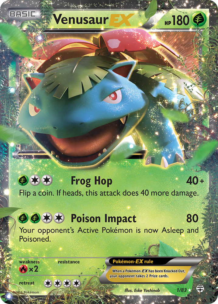 Venusaur EX (1/83) [XY: Generations] Pokémon