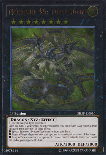 Number 46: Dragluon (UTR) [SHSP-EN050] Ultimate Rare Yu-Gi-Oh!