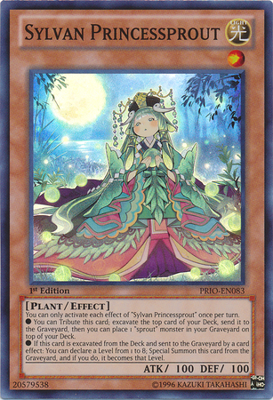 Sylvan Princessprout [PRIO-EN083] Super Rare Yu-Gi-Oh!