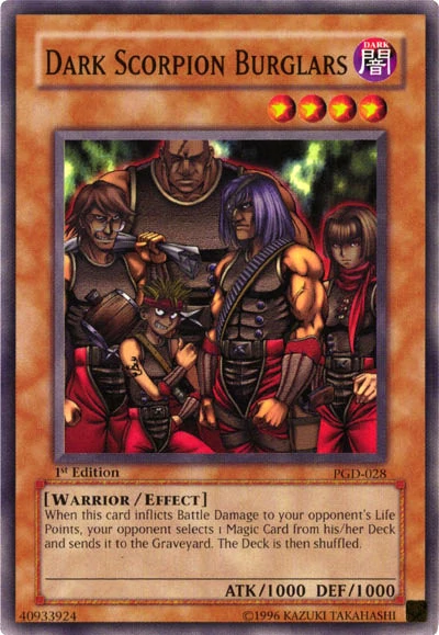 Dark Scorpion Burglars [PGD-028] Common Yu-Gi-Oh!