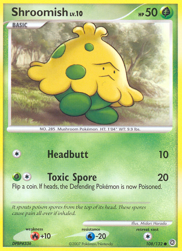 Shroomish (108/132) [Diamond & Pearl: Secret Wonders] Pokémon