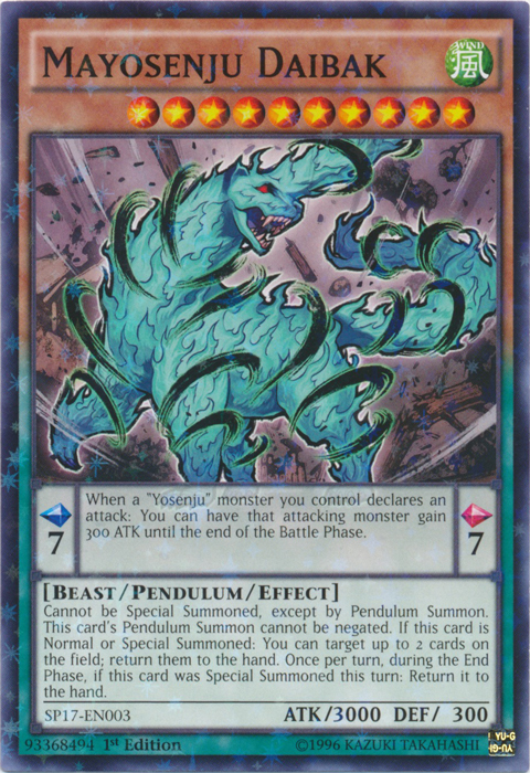 Mayosenju Daibak [SP17-EN003] Starfoil Rare Yu-Gi-Oh!