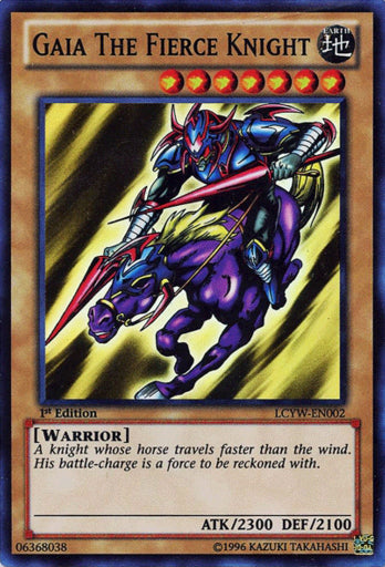 Gaia The Fierce Knight [LCYW-EN002] Super Rare Yu-Gi-Oh!
