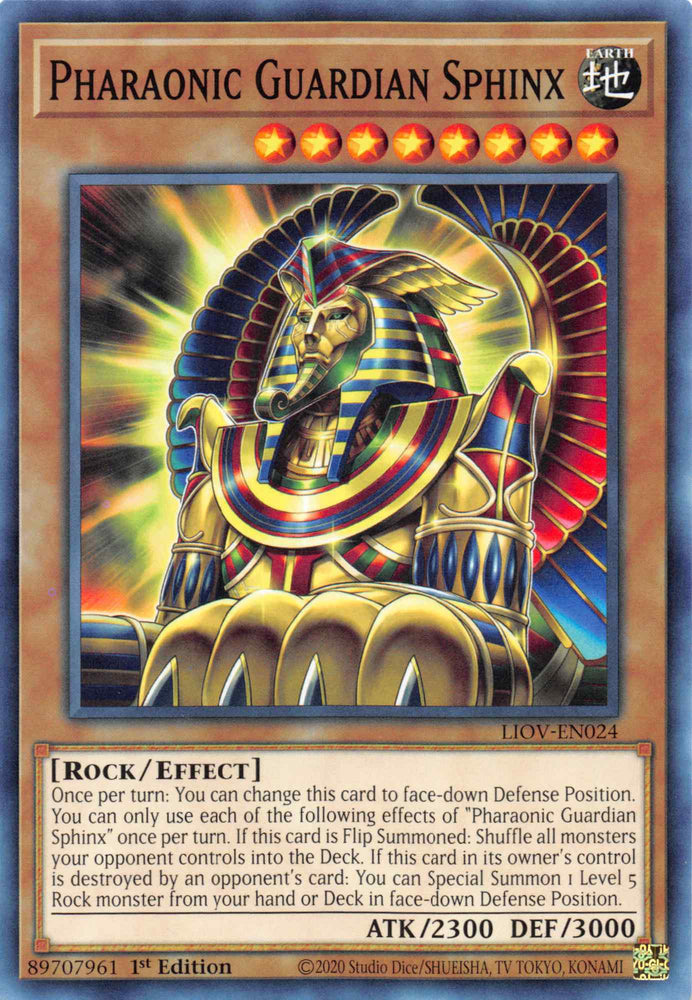 Pharaonic Guardian Sphinx [LIOV-EN024] Common Yu-Gi-Oh!