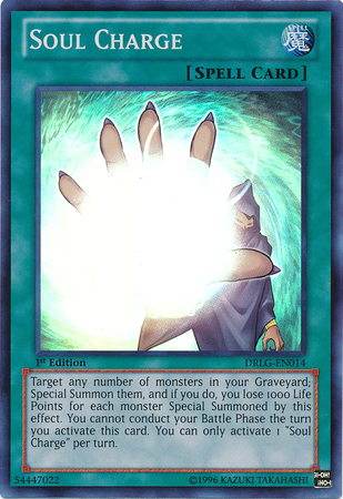 Soul Charge [DRLG-EN014] Super Rare Yu-Gi-Oh!