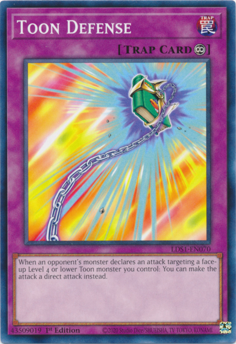 Toon Defense [LDS1-EN070] Common Yu-Gi-Oh!