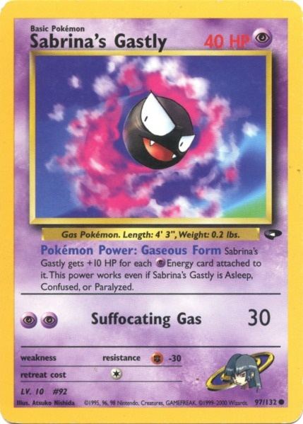 Sabrina's Gastly (97/132) [Gym Challenge Unlimited] Pokémon