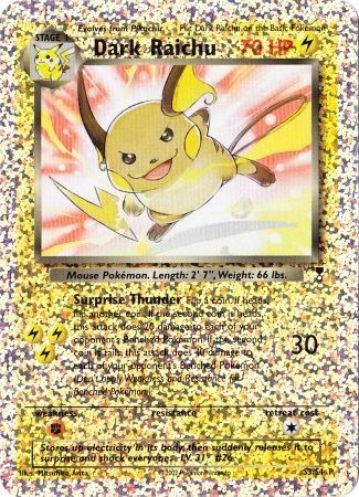 Dark Raichu (S3/S4) [Box Topper] Pokémon