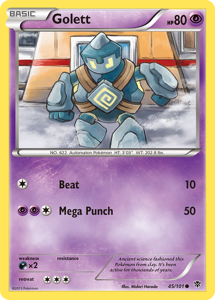 Golett (45/101) [Black & White: Plasma Blast] Pokémon