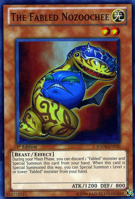 The Fabled Nozoochee [HA04-EN010] Super Rare Yu-Gi-Oh!