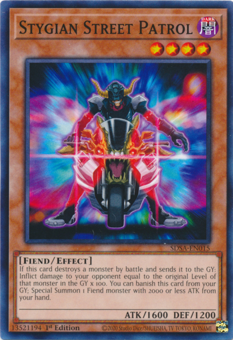 Stygian Street Patrol [SDSA-EN015] Common Yu-Gi-Oh!