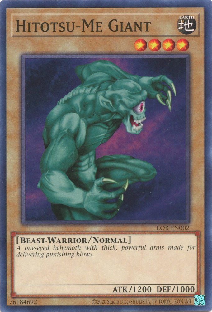 Hitotsu-Me Giant (25th Anniversary) [LOB-EN002] Common Yu-Gi-Oh!