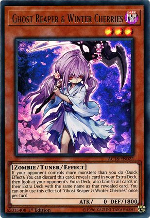 Ghost Reaper & Winter Cherries [AC18-EN022] Ultra Rare Yu-Gi-Oh!