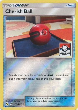 Cherish Ball (191a/236) (League Promo) [Sun & Moon: Unified Minds] Pokémon