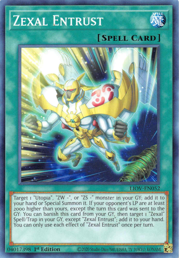 Zexal Entrust [LIOV-EN052] Common Yu-Gi-Oh!