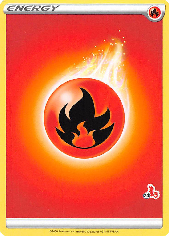 Fire Energy (Cinderace Stamp #20) [Battle Academy 2022] Pokémon