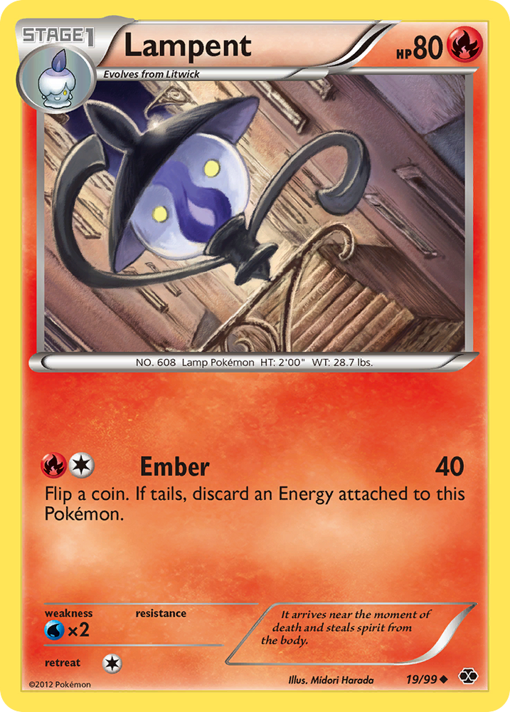 Lampent (19/99) [Black & White: Next Destinies] Pokémon