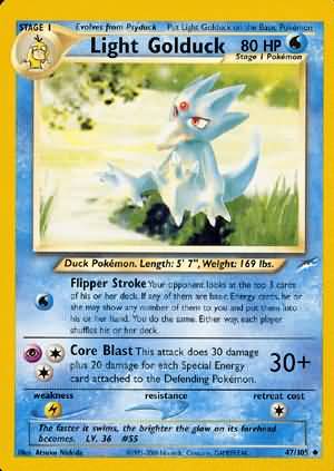 Light Golduck (47/105) [Neo Destiny Unlimited] Pokémon