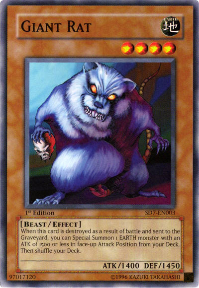 Giant Rat [SD7-EN003] Common Yu-Gi-Oh!