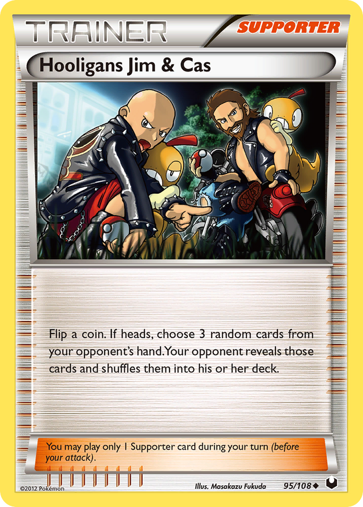Hooligans Jim & Cas (95/108) [Black & White: Dark Explorers] Pokémon