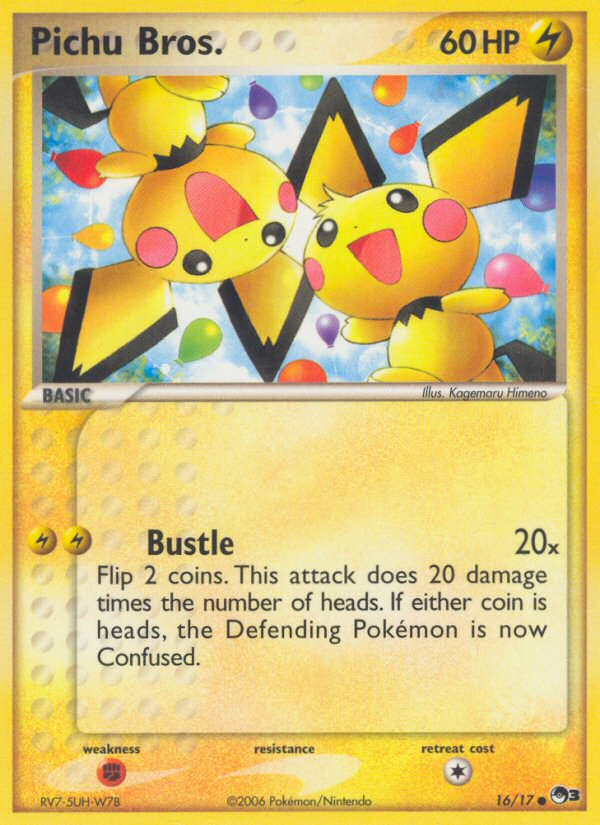 Pichu Bros. (16/17) [POP Series 3] Pokémon