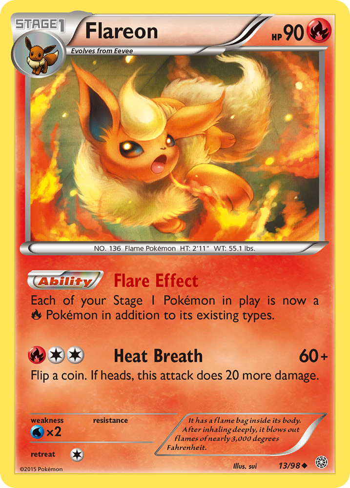 Flareon (13/98) [XY: Ancient Origins] Pokémon