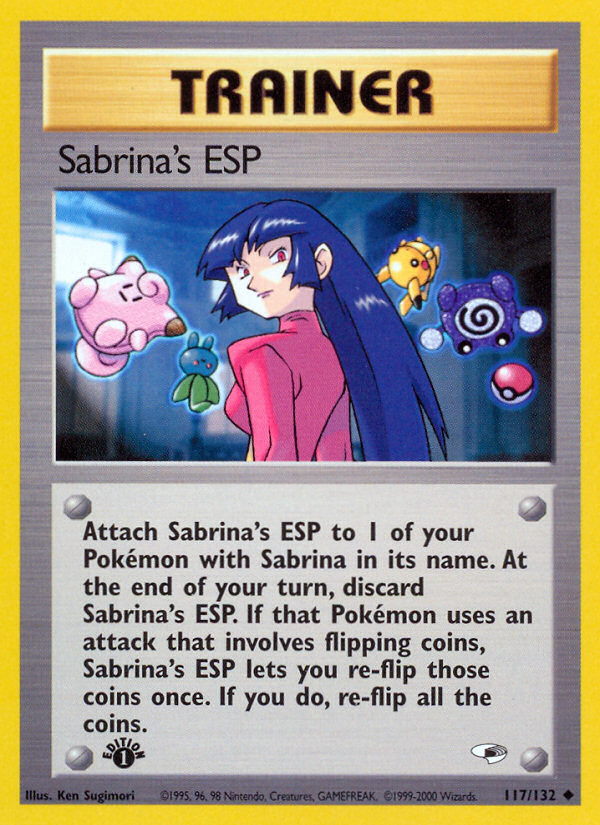Sabrina's ESP (117/132) [Gym Heroes 1st Edition] Pokémon