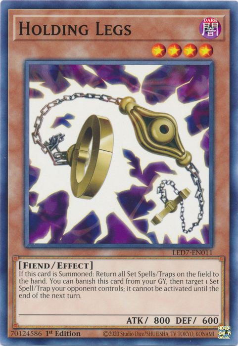 Holding Legs [LED7-EN011] Common Yu-Gi-Oh!