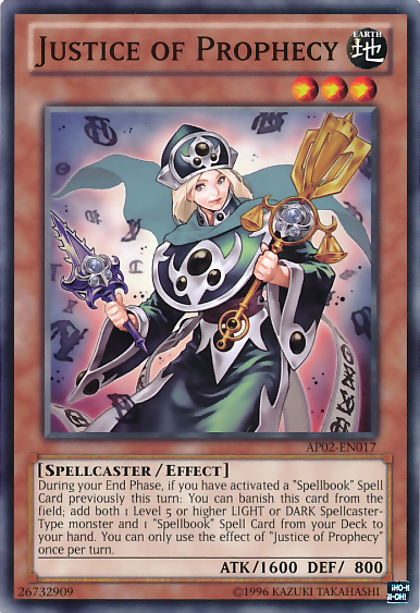 Justice of Prophecy [AP02-EN017] Common Yu-Gi-Oh!