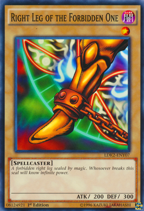 Right Leg of the Forbidden One [LDK2-ENY07] Common Yu-Gi-Oh!