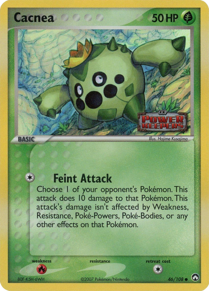 Cacnea (46/108) (Stamped) [EX: Power Keepers] Pokémon