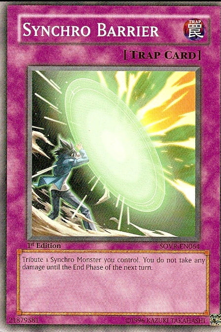 Synchro Barrier [SOVR-EN064] Common Yu-Gi-Oh!