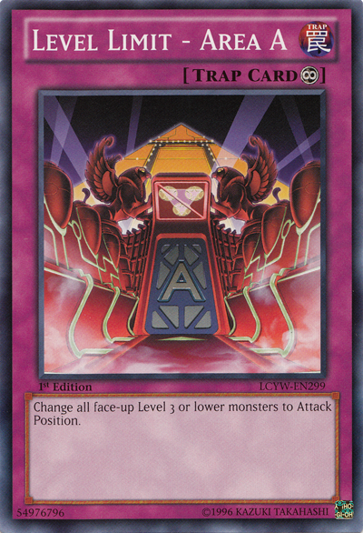 Level Limit - Area A [LCYW-EN299] Common Yu-Gi-Oh!