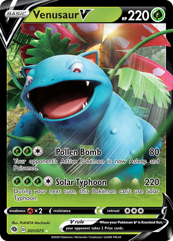 Venusaur V (001/073) [Sword & Shield: Champion's Path] Pokémon