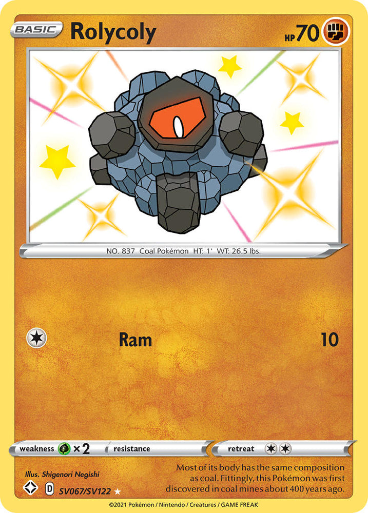 Rolycoly (SV067/SV122) [Sword & Shield: Shining Fates] Pokémon