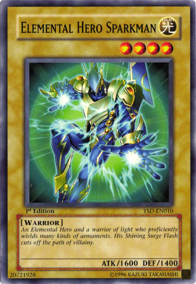 Elemental Hero Sparkman [YSD-EN010] Common Yu-Gi-Oh!