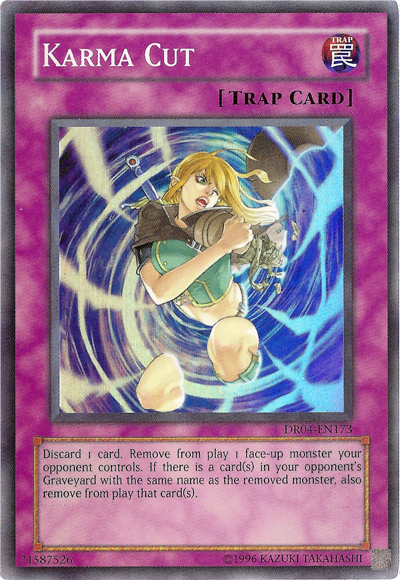 Karma Cut [DR04-EN173] Super Rare Yu-Gi-Oh!