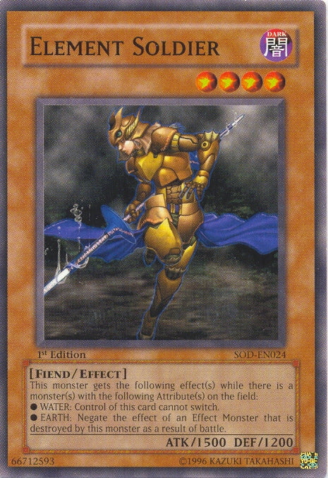 Element Soldier [SOD-EN024] Common Yu-Gi-Oh!
