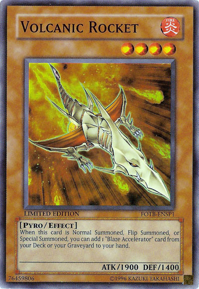 Volcanic Rocket [FOTB-ENSP1] Super Rare Yu-Gi-Oh!