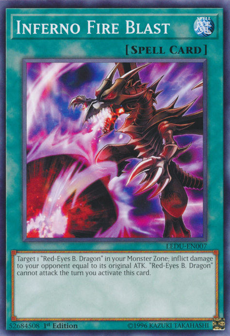 Inferno Fire Blast [LEDU-EN007] Common Yu-Gi-Oh!