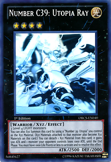Number C39: Utopia Ray [ORCS-EN040] Ghost Rare Yu-Gi-Oh!