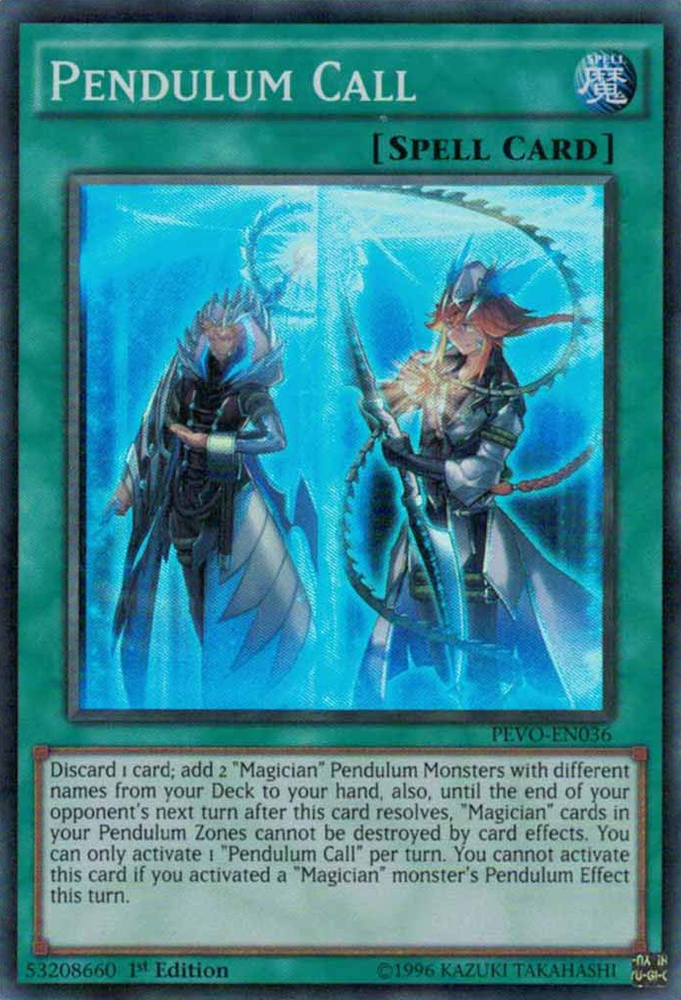 Pendulum Call [PEVO-EN036] Super Rare Yu-Gi-Oh!