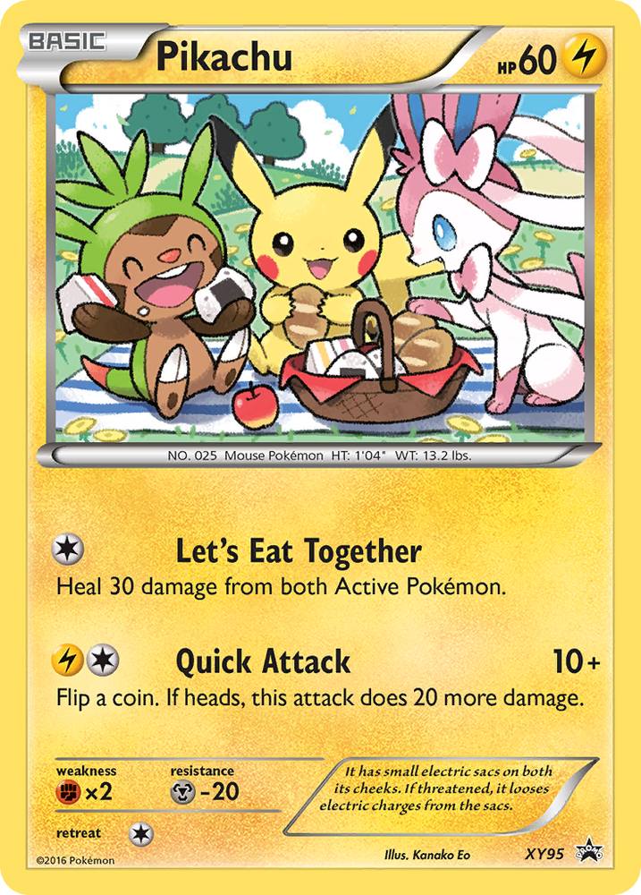 Pikachu (XY95) [XY: Black Star Promos] Pokémon
