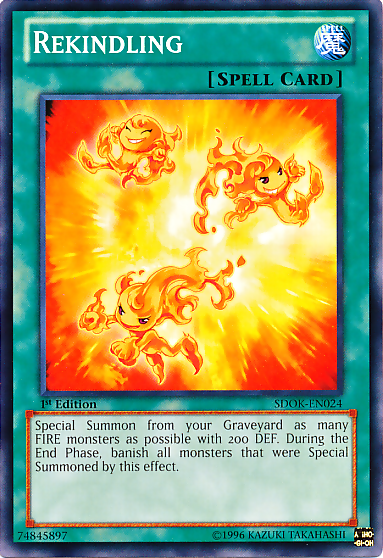 Rekindling [SDOK-EN024] Common Yu-Gi-Oh!