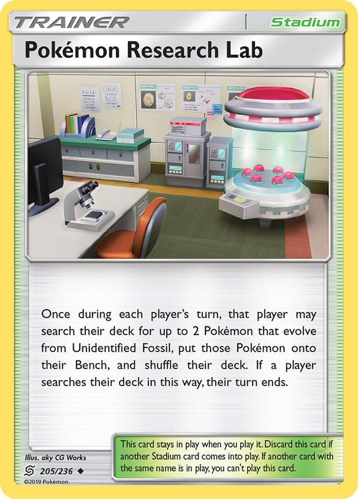 Pokemon Research Lab (205/236) [Sun & Moon: Unified Minds] Pokémon