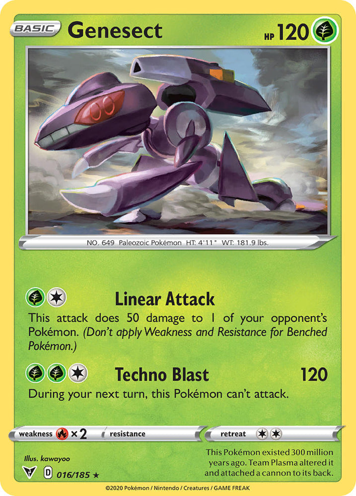 Genesect (016/185) [Sword & Shield: Vivid Voltage] Pokémon
